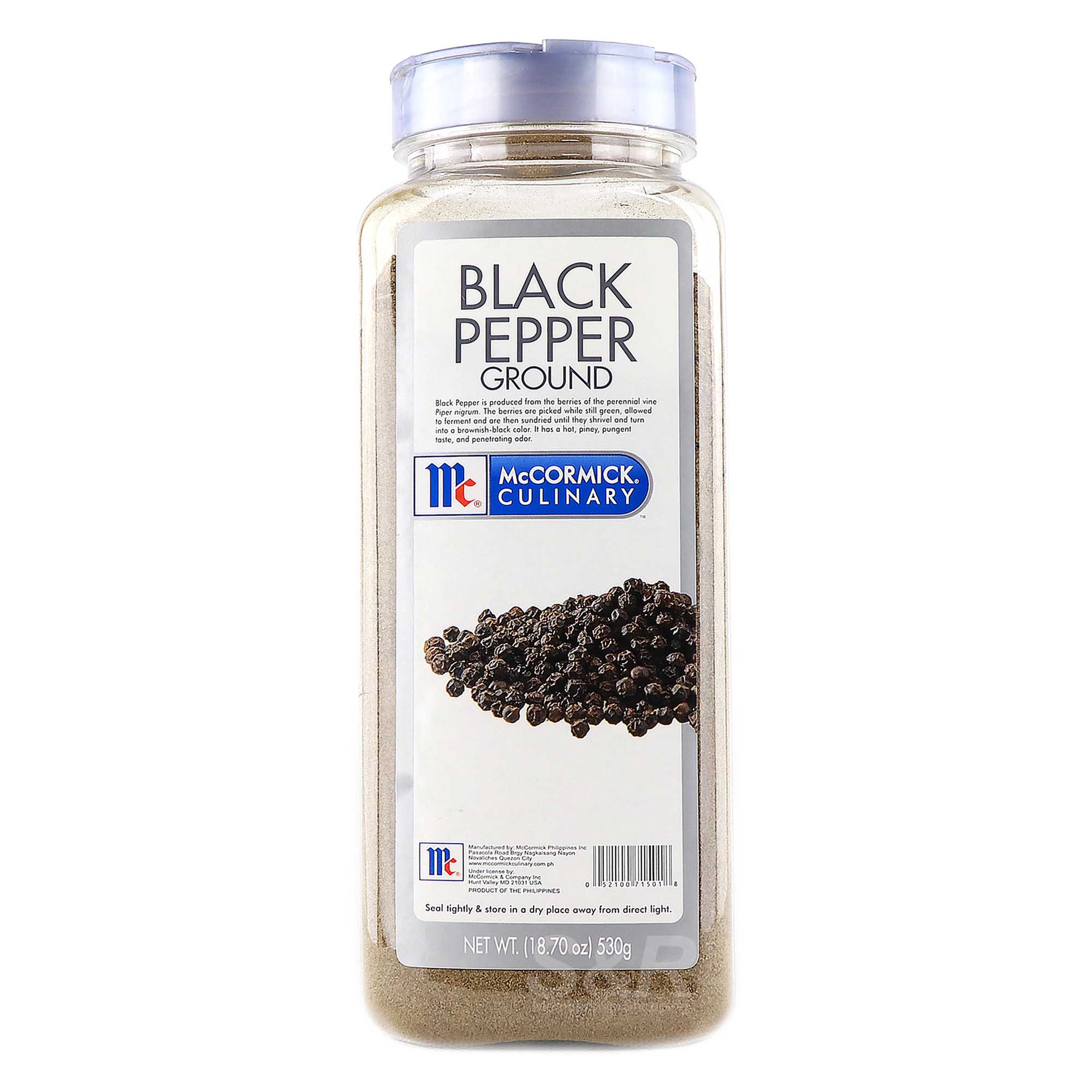 McCormick Culinary Black Pepper Ground 530g